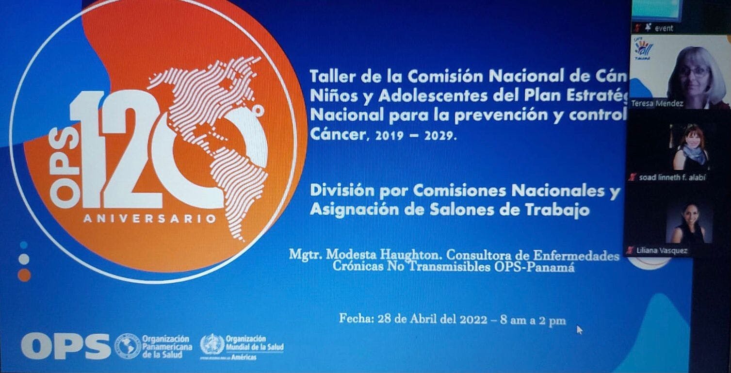 Taller de la Comisión Nacional de Cáncer en Niños y Adolescentes en Panamá